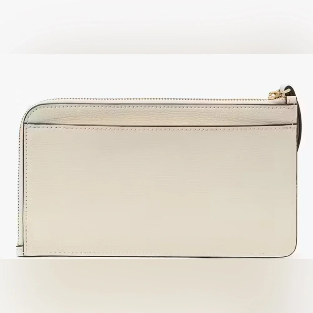 NWT Kate Spade Lucy Applique Medium L-Zip Wristlet